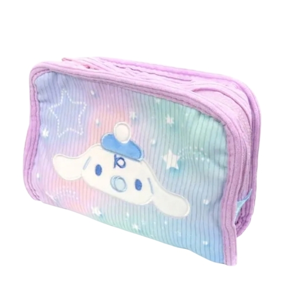 Sanrio Milk Corduroy Cosmetic accessory bag Pink - Picture 1 of 9